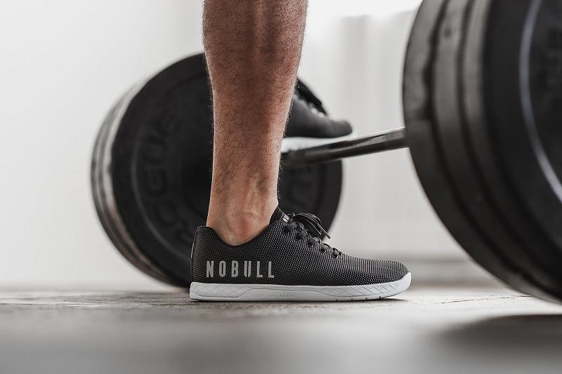 Men's Nobull Grey Trainers Black | SG K2242O